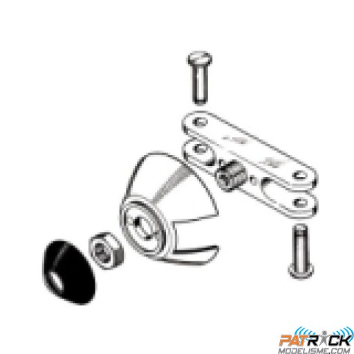 Cône SUPER COOL pour hélice repliable - Diamètre30/3,2mm