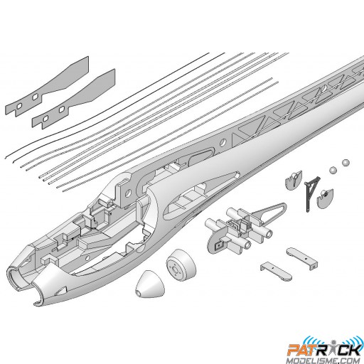 Fuselage et tringles - Cularis