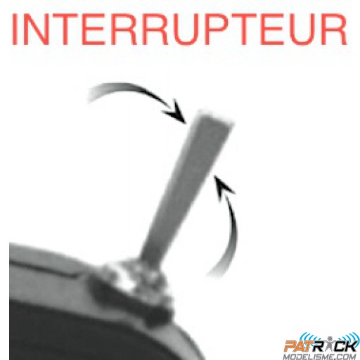 Interrupteur Radio On/Off court (UNI)