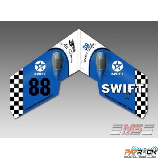 MS Composit Swift II Retro Blue KIT aile volante