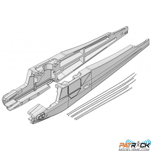 Fuselage et gaines de commande EasyCub / Funcub