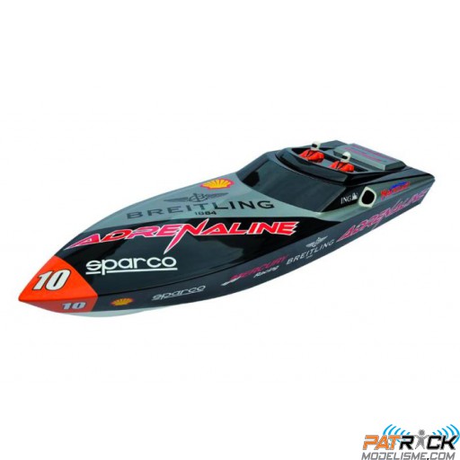 Offshore Navicraft ADRENALINE Moteur essence 26CC 2.4ghz RTS TH (noir)