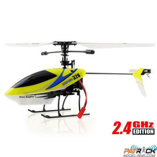 Hélico MONOROTOR SOLO PRO 328 JAUNE 2.4G MODE 1 compatible 2