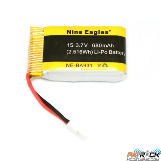 Batterie LiPo 1s 680 mah - NINE EAGLE SOLO PRO 180 3D (NE318)