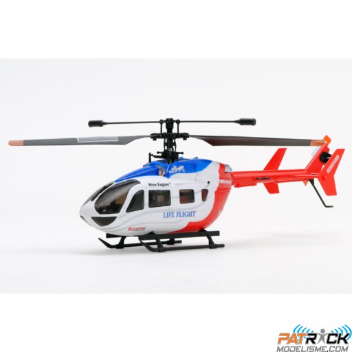 Nine Eagles Solo Pro 128 EC145 RTF ROUGE-BLEU