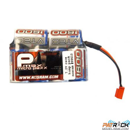 Accu Nimh Nosram VTEC 1600UP 7.2V Race Hump Pack 1/16
