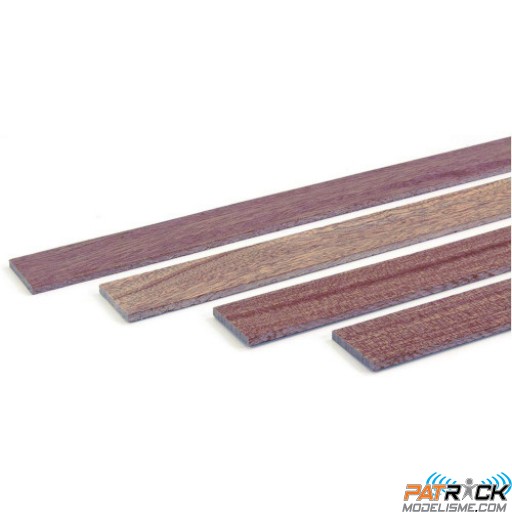 Baguette Noyer décor 2x5mm 1M