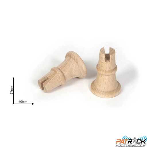 Support de base de 57x40mm (2pcs) pour socle (ber) de type maquette