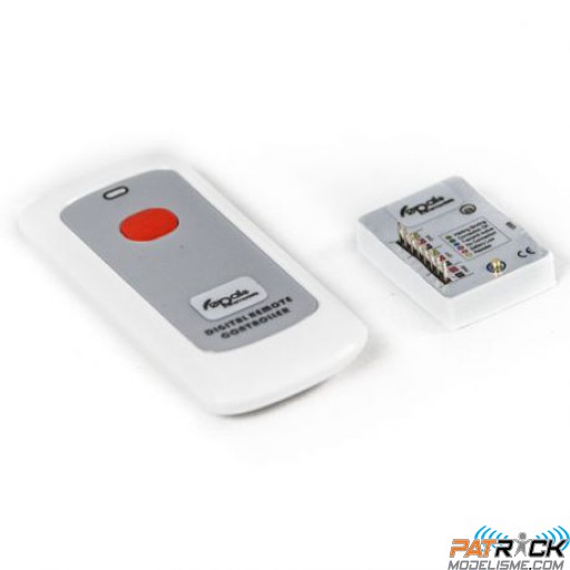 Radiocommande opale pour Parachute Drone 868mHz - 2.5km de portée