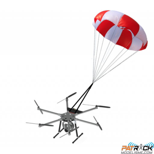 Parachute de secours 12,0m2 Set 1 (69J 12kg Multirotor)