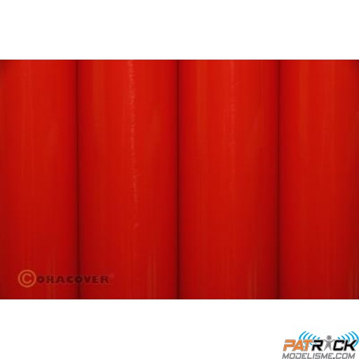 Film Oracover 0,6x2M couleurs standard rouge