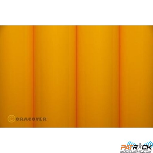 Film Oracover 0,6x2M couleurs standard jaune cub