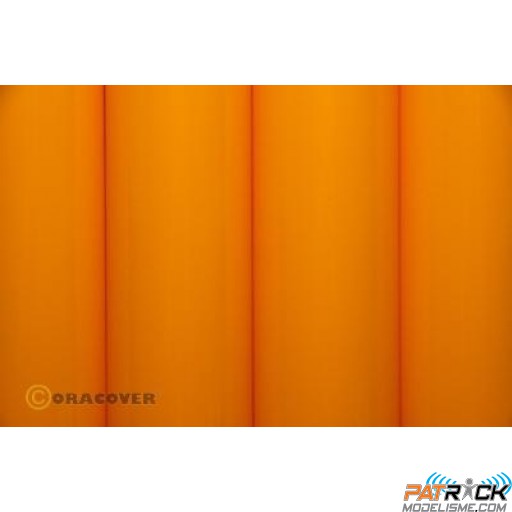 Film Oracover 0,6x2M couleurs standard jaune orange