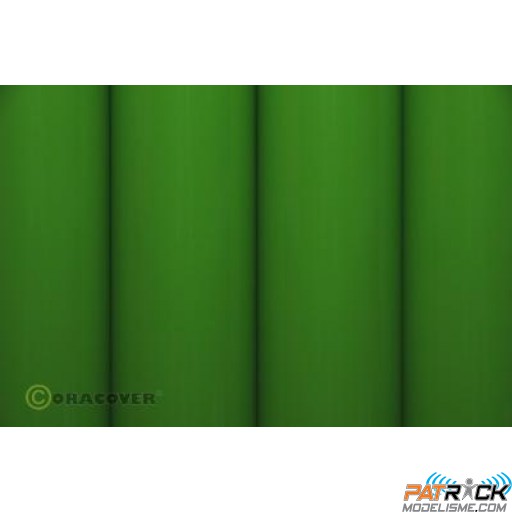 Film Oracover 0,6x2M couleurs standard vert prairie