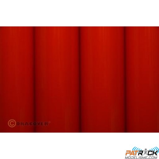 Film Oracover 0,6x2M couleurs scale rouge vif