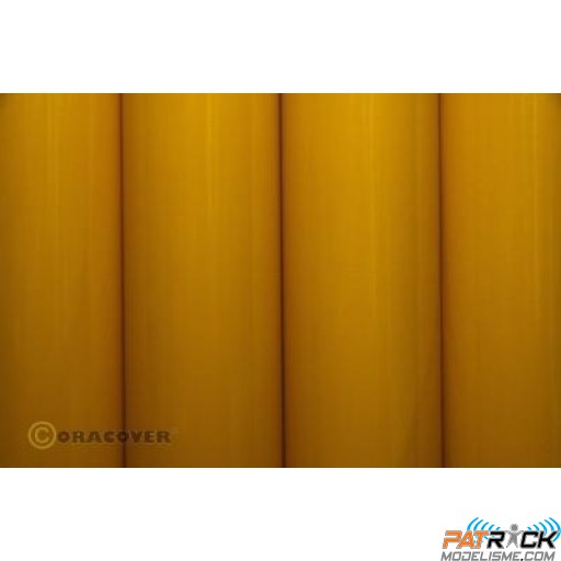 Film Oracover 0,6x2M couleurs scale jaune cub