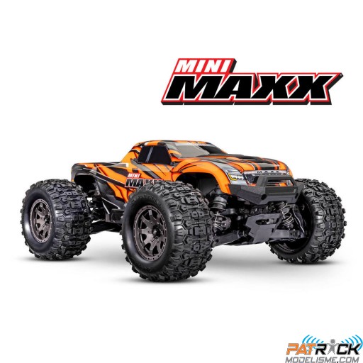 Traxxas Mini Maxx BL-2S Orange - Prêt à Rouler