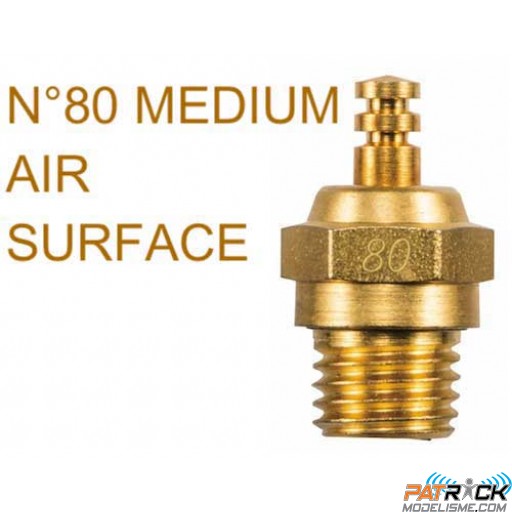 Bougie Os plug n°80 médium Gold Edition