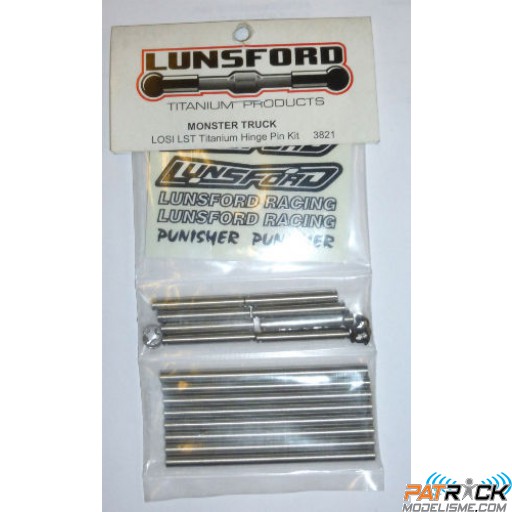 Titanium Hinge Pin Set, Losi Lst Afltershock