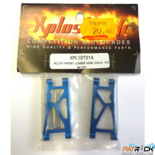 Triangles avant bas ALU bleu 2 pièce(s) – RC18T