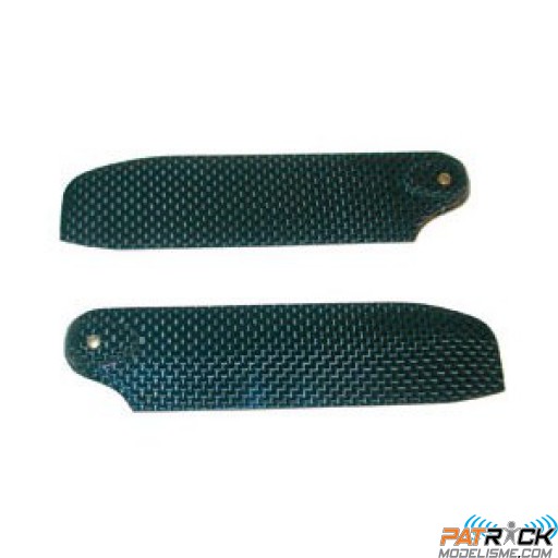 PALES DE ROTOR D'ANTICOUPLE CARBONE 95MM (CLASSE 50/60)