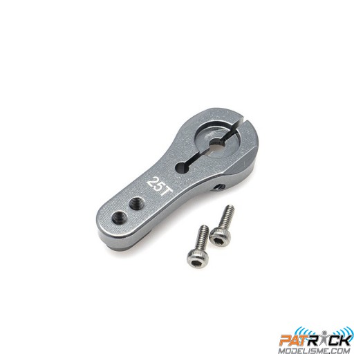 Palonnier de direction en alu 25T Gris 24mm