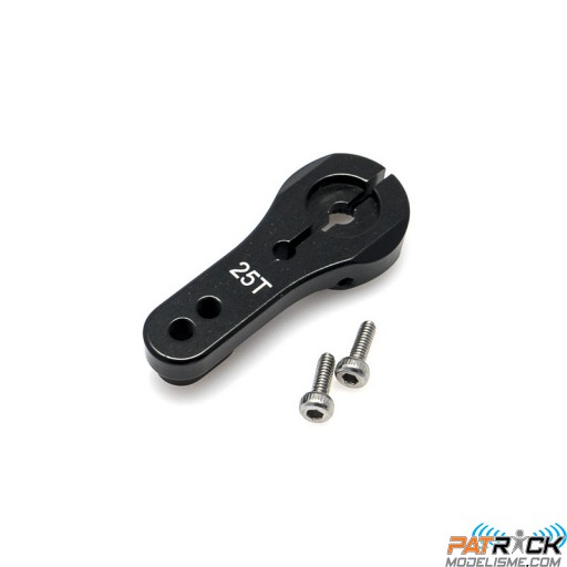 Palonnier de direction en alu 25T Noir 24mm