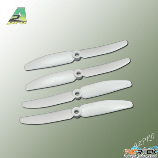 Hélices A2Pro blanches - 5x3 horaire et anti horaire(4 pcs)