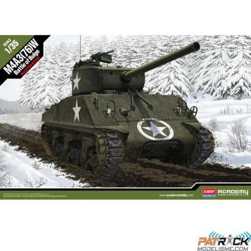 1/35e Academy M4A3 (76) W Sherman Bataille des Ardennes