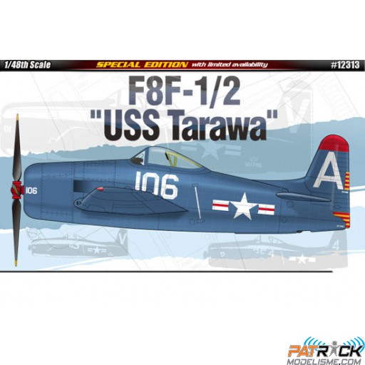 1/48e Academy Grumman F8F-1/2 Bearcat USS Tarawa Edition spéciale