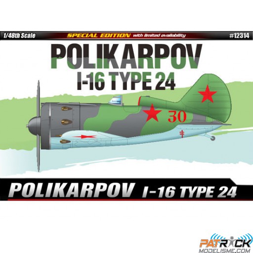 1/48e Academy POLIKARPOV I-16 T.24