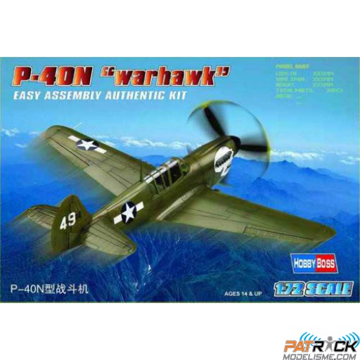 1/72e Hobby boss P-40 N Kittyhawk
