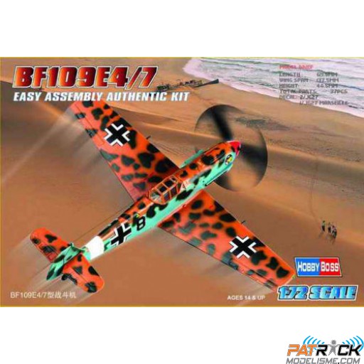1/72e Hobby boss Messerschmitt BF 109 E-4/7