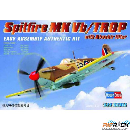 1/72e Hobby boss Supermarine Spitfire MK VB TROP (RAF424)