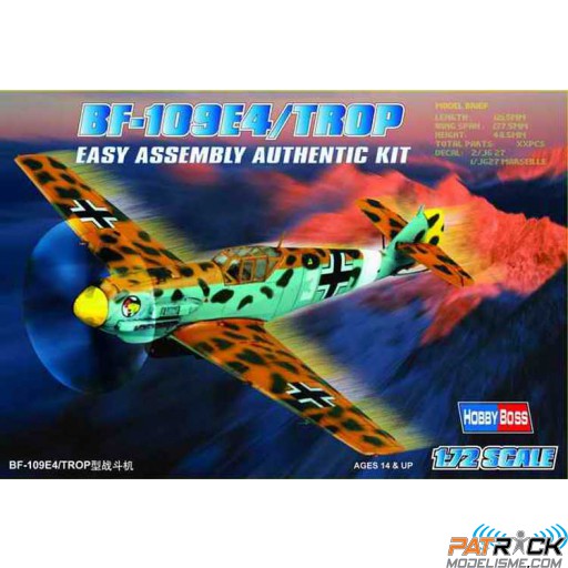 1/72e Hobby boss BF 109 E-4 Trop