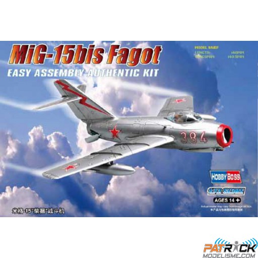 1/72e Hobby boss MIG-15 Bis Fagot