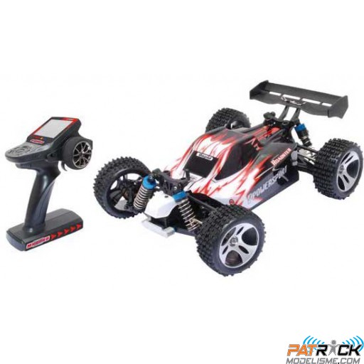 MINI MHD Buggy Rouge 4WD 1/18e Prête à rouler