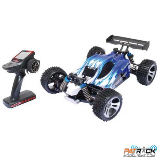 MINI MHD Buggy Bleu 4WD 1/18e Prête à rouler