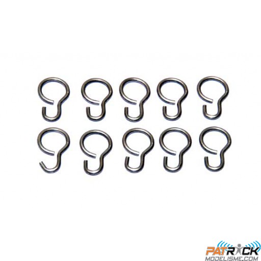 Anneaux métalliques de fixation de voile DF95 / Focus II Joysway