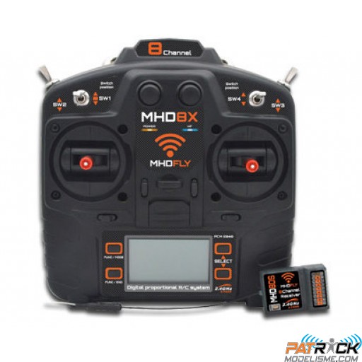 MhdFly MHD8X 2.4 GHz S-FHSS Double antenne Mode 1