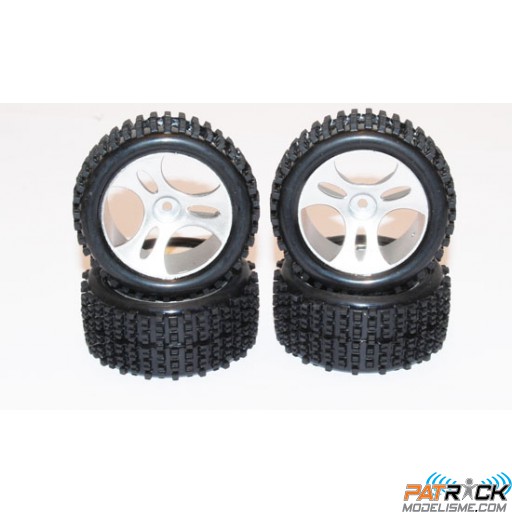 4 roues pour buggy - Mini MHD 1/18