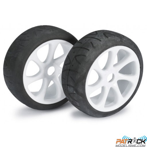 Roues montées collées Absima piste 1/8 - 2 pièces