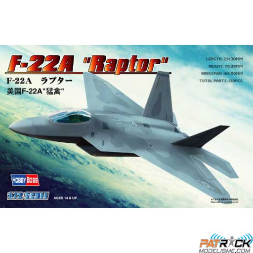 1/72e Hobby boss F-22A Raptor