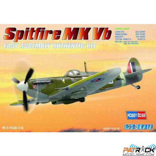 1/72e Hobby boss Supermarine Spitfire MK VB (RAF303,317)