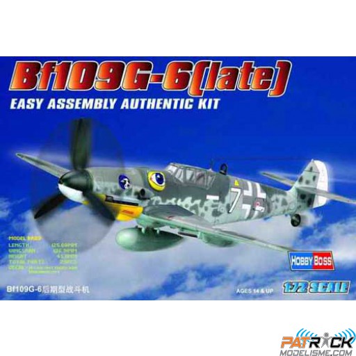 1/72e Hobby boss Messerschmitt BF 109G-6 Late