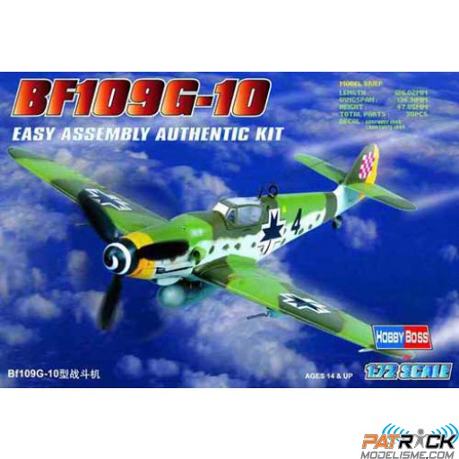 1/72e Hobby boss Messerschmitt BF 109G-10