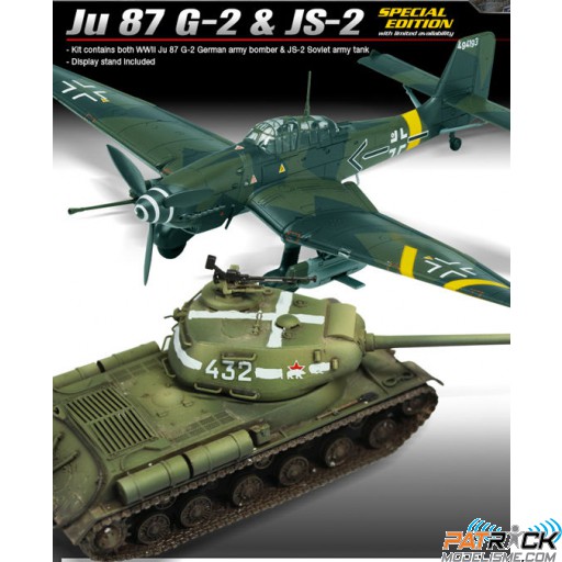 1/72e Academy JU 87B-2 + JS-2 Combo