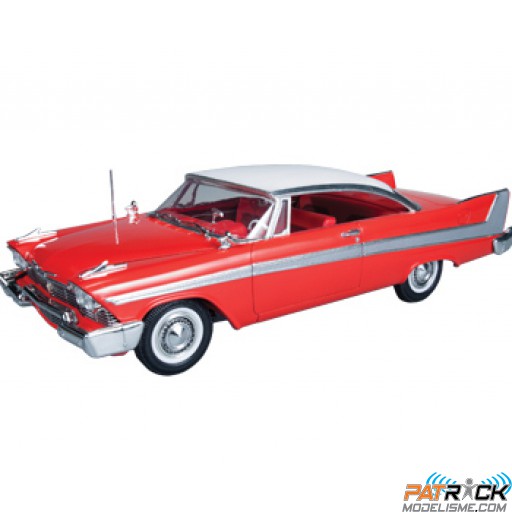 1/25e Amt 1958 Plymouth Christine (Rouge)