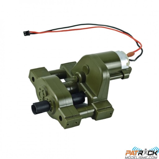 Moteur + réducteur pour Military Car Jeep Willys 1:10