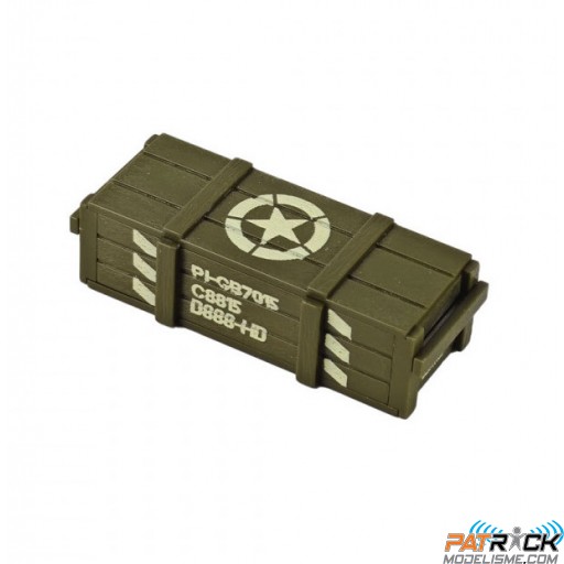 Option petite caisse à munitions pour Military Car Jeep Willys 1:10